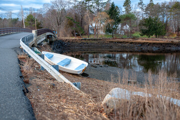 boat on the river