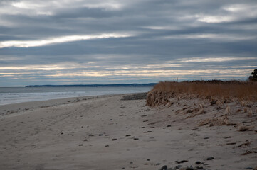 beach at sunset