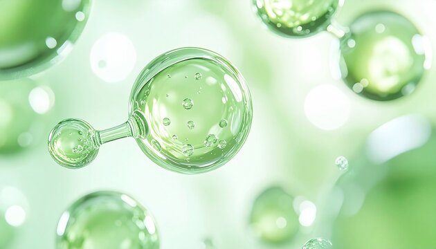 分子視点で見るスキンケア成分 グリーンカラーの先端美容科学 ジェネレーティブAI
