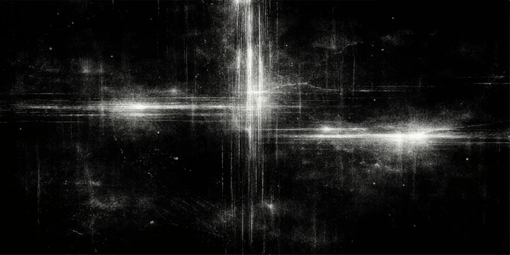 Abstract water drops on a black background with alpha channel featuring dark blue rain textures and a motion design of smoke and fog under a stormy night sky