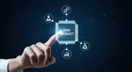 Innovative Product Launch Concept: Finger Activating New Technology Interface for Business and Consumer Applications