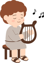 수금 연주 다윗