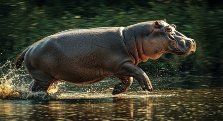 animals collection on the run action