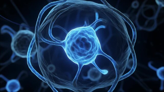 3D Nuclear Lamina Structure Animation