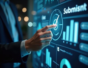 Customer satisfaction and fivestar review concept with happy face on thumb representing positive feedback service excellence quality assurance client experience and online rating system