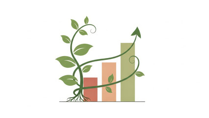 Growing business success with sustainable growth and development