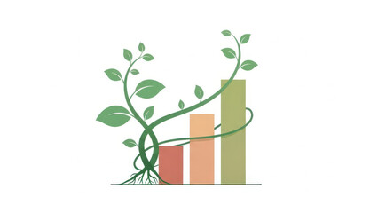 Growing success with sustainable business strategies and eco friendly growth