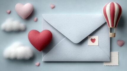 Valentine’s Day ultimate mix concept poster set. Vector compilation. Features paper hearts