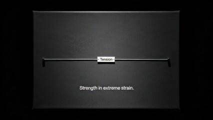 Tension wire with strength in extreme strain text