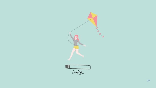 Woman Loading Screen Animation	
