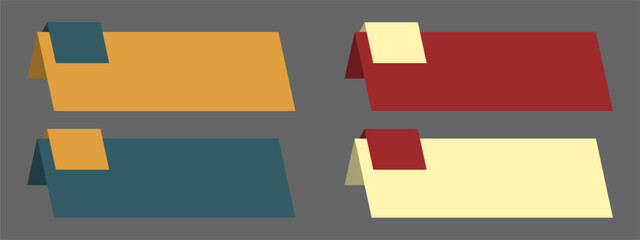 This set includes various clean and stylish graphic elements for design. It's a versatile vector EPS file, perfect for web, UI, and marketing materials.