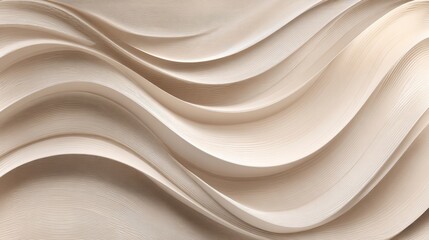 Obraz premium Abstract Beige Wave Background Texture