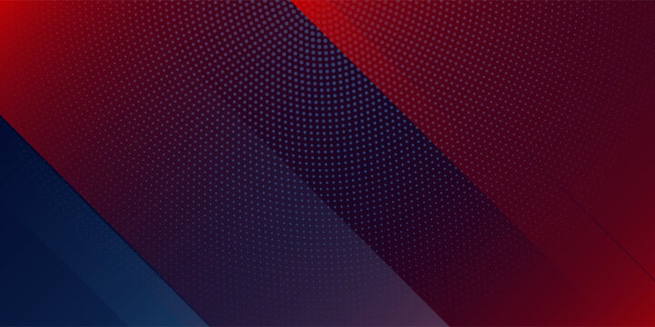 Blue red abstract presentation background with stripes lines