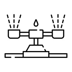 Water sprinkler icon