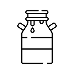 Milk can icon