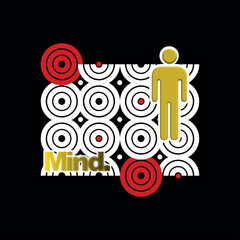 abstract background with people silhouettes