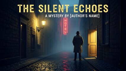 Mysterious Man in Dark Alleyway Scene.