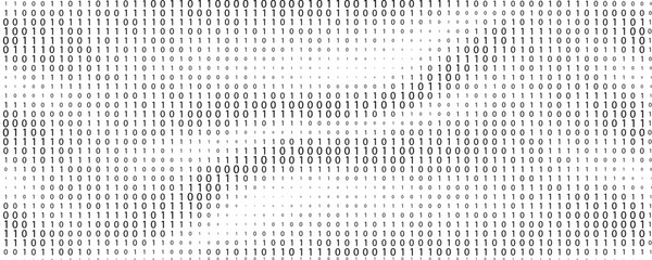 Abstract digital background with ones and zeros. Vector graphic pattern with binary code