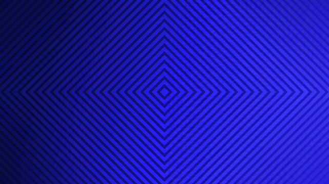 A wave pattern creates a geometric design on a black background with a blue gradient and optical illusion effect.