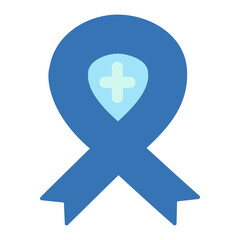 Obraz premium support ribbon with plus sign