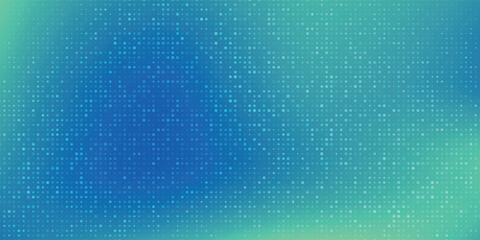 Abstract Blue Green Gradient Background with Dotted Pattern for Tech and Digital Design Elements