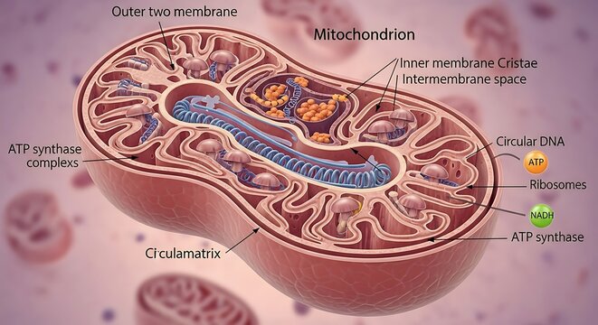Mitochondrion Structure - A Detailed Look at Cellular Energy Production.