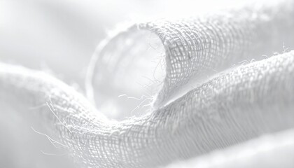 Intricate macro view of pristine white textile, showcasing its delicate woven texture and soft, fluffy fibers under gentle, bright illumination, evoking purity and comfort