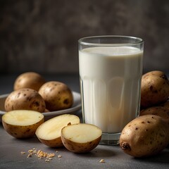 Sustainable Plant-Based Potato Milk for Dairy-Free Recipes