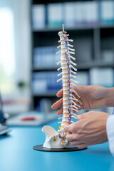 Human Spine Anatomical Model Medical Healthcare Education
