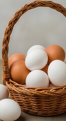 Basket of Eggs - A Study in Color and Texture.