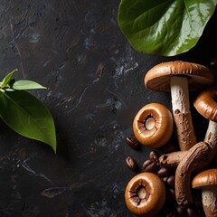 Natural Energy Blend with Shiitake Mushrooms and Coffee Beans