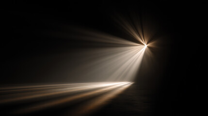 スポットライト、光線と舞台