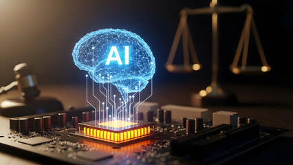 Explore the integration of artificial intelligence with legal systems, showcasing its potential to revolutionize justice and enhance efficiency in law today.