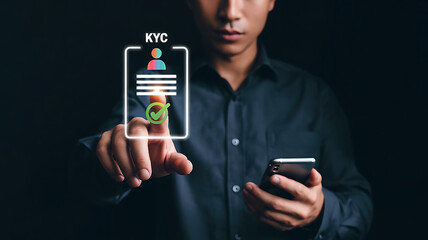 Know Your Customer Verification Concept With Digital Identity Security