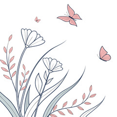 Minimal Spring Air Optimism Abstract Graphic