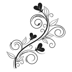 Romantic Essence Abstract Mark Clean Scalable Vector