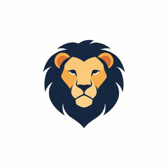 Lion Head Logo Illustration Design Element.