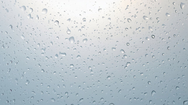 Close-up macro shot of tiny water droplets scattered across a transparent surface, creating a refreshing background of condensation