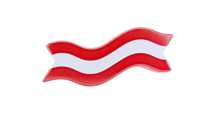 3D Austrian Flag Icon