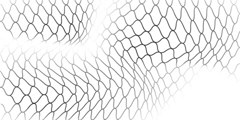 Abstract black nets with mesh texture for fishing nets background. Simple net flowing design. Vector illustration. eps 10 © M.I.Arfad