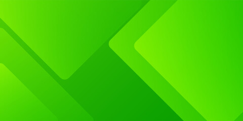 Abstract color green gradient shapes modern background.
