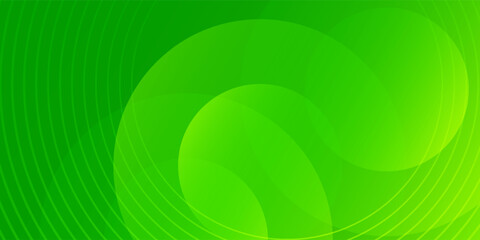 Abstract circle color of green gradient shapes background. Simple and modern circle concept. Vector illustration. EPS10