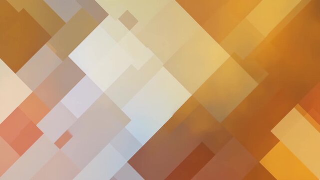 abstract geometric background, orange, gold square, cube
