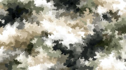 Abstract camouflage background with organic shapes and layered textures for creative backgrounds, nature inspired graphic design, artistic posters, modern branding and decorative surfaces