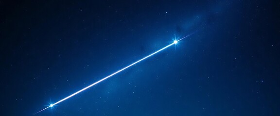 A majestic starry night sky featuring a brilliant shooting star illuminating the vast cosmic darkness,  space,  twinkling