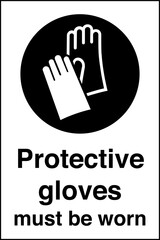 Fototapeta premium Safety sign mandatory notice ...