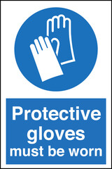 Fototapeta premium Safety sign mandatory notice ...