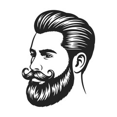 Barbershop, logo design for men's barbershop