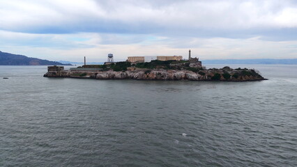 Fototapeta premium Alcatraz Island in San Francisco Bay California