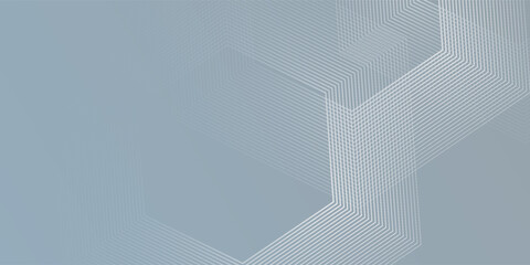 Abstract watercolor hexagon line background texture